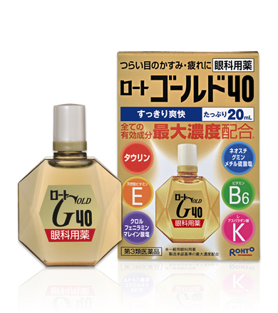 Глазные Капли Rohto 40 Gold (Возрастные)